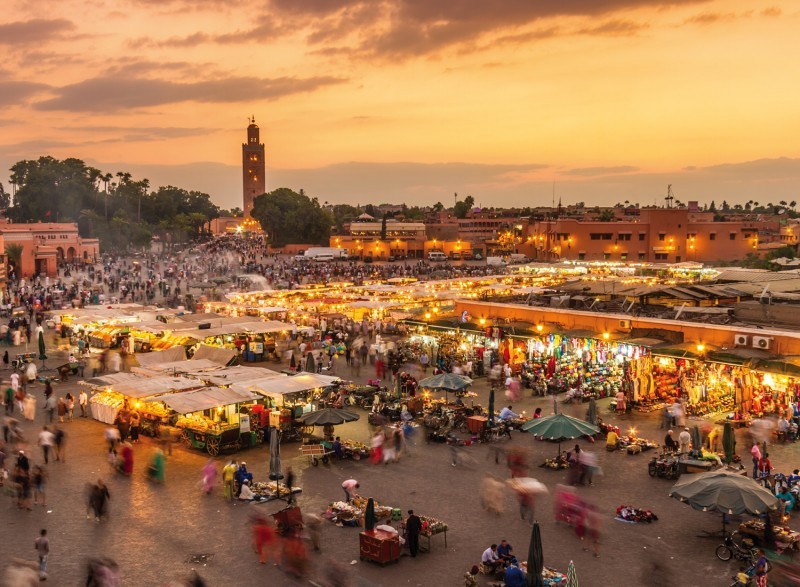 Wandeling Marrakech Medina met Nederlands- of Engelstalige gids – Een bezoek van 3 uur aan 3 bezienwaardigheden, souks en de Djemaa El Fna plein UNESCO Werelderfgoed sinds 2001